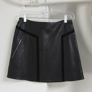 Authentic Leather Rag & Bone Skirt